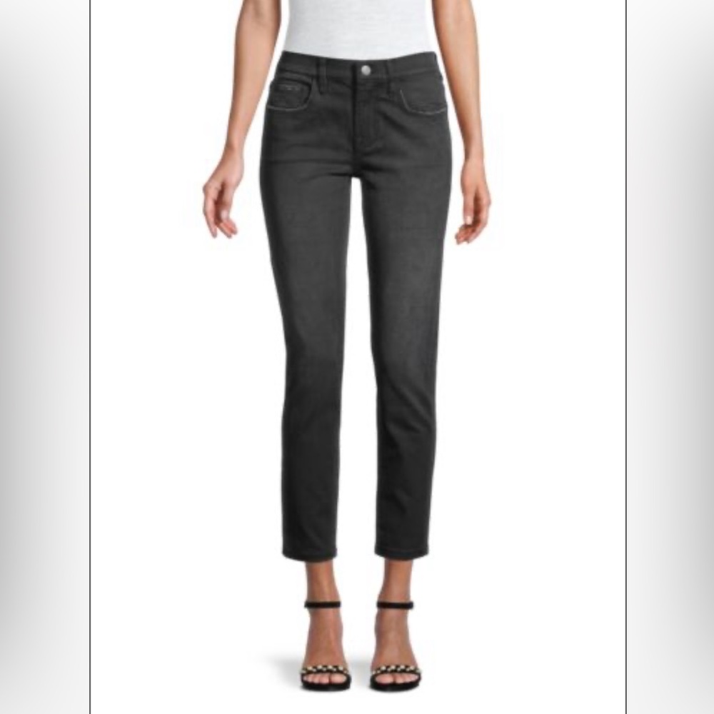 Current/Elliott The Fling Boyfriend Ankle Jeans, in Black Out, 24